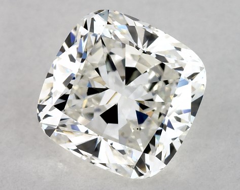 GIA 2.01 Carat H-VS2 Ideal Cut Cushion Modified Diamond